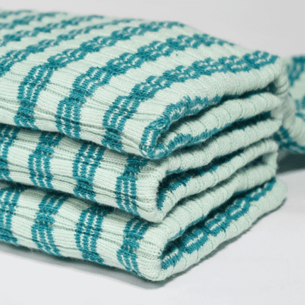 Cotton Yarn-Dyed Pointelle Jacquard