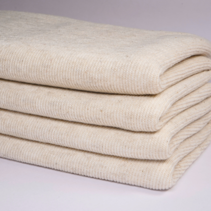 Cotton Polyester Linen Flat Back Rib
