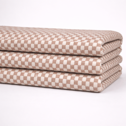 Cotton + Poly Covered Lycra Jacquard