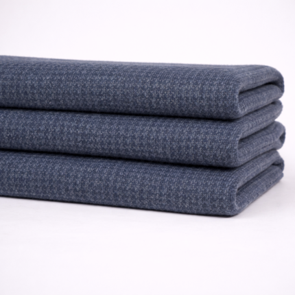 Cotton + PC Houndstooth Interlock Jacquard
