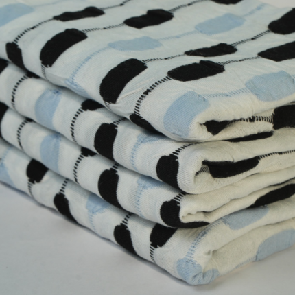 Polyester Cotton Spun Dyed Jacquard Stripe