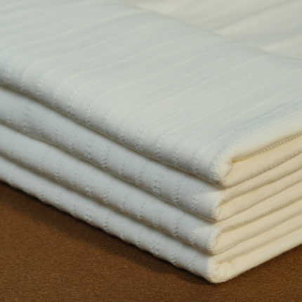 Combed Cotton Slub Interlock Jacquard