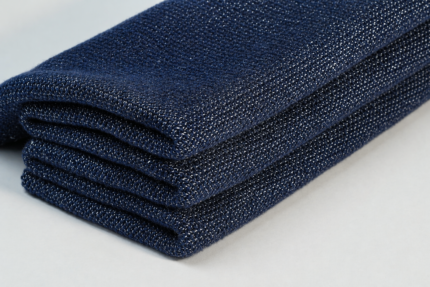 CTN Navy Poly CTN Berber Knit