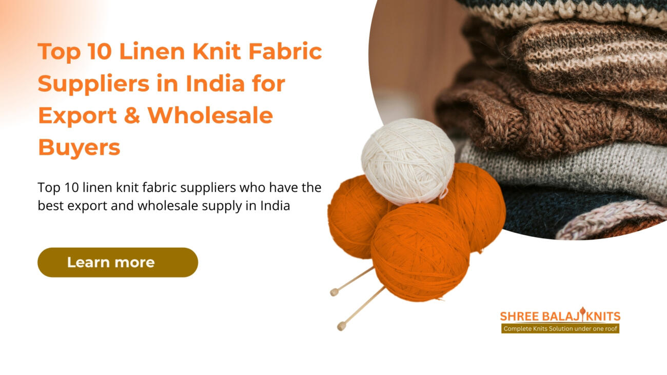Top 10 linen knit fabric suppliers who have the best export and wholesale supply in India